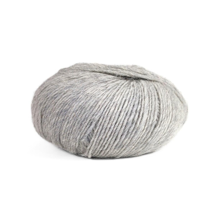 102 Пряжа Laines du Nord Andina, 50г - 175м, сірий, 50% альпака, 50% вовна