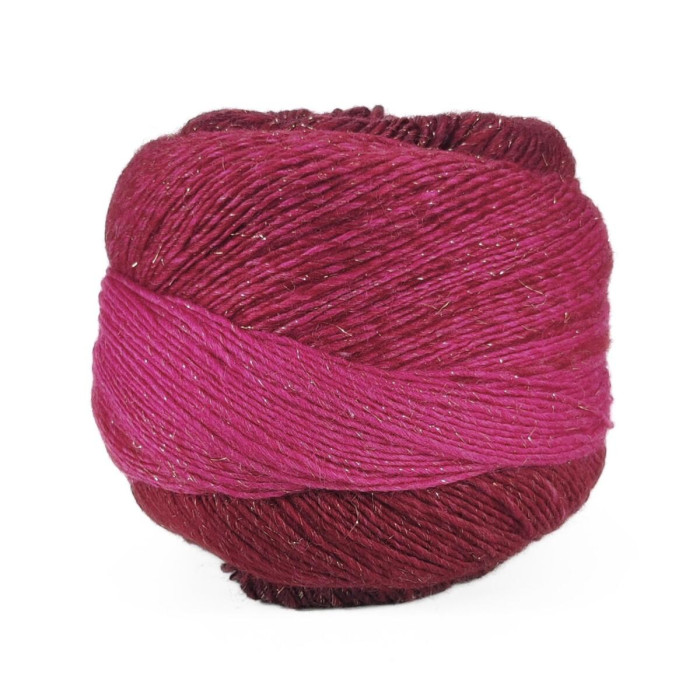 102 Пряжа Laines du Nord Poema Glitter, 150г - 600м, різнокольоровий95% вовна, 5% поліестер металізований