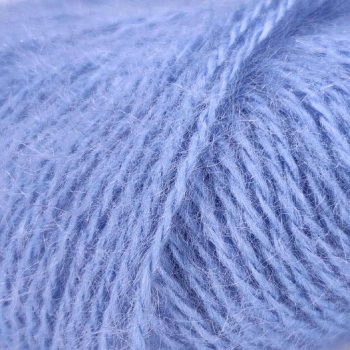 102 Пряжа Mondial Dolce Mohair, 50г - 150м, яскраво-блакитний, 60% кід мохер, 40% акрил