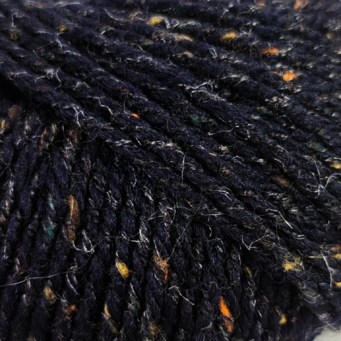 10214 Пряжа Lana Gatto Everest, 50г - 100м, чорний, 95% вовна, 5% віскоза