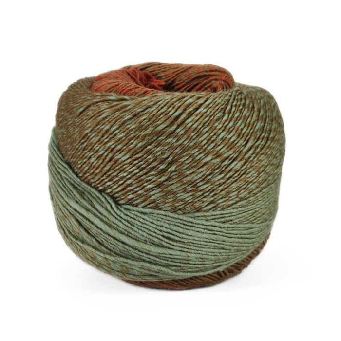 103 Пряжа Laines du Nord Poema Cashmere, 100г - 400м, різнокольоровий, 80% меринос 16 мікрон, 20% кашемір