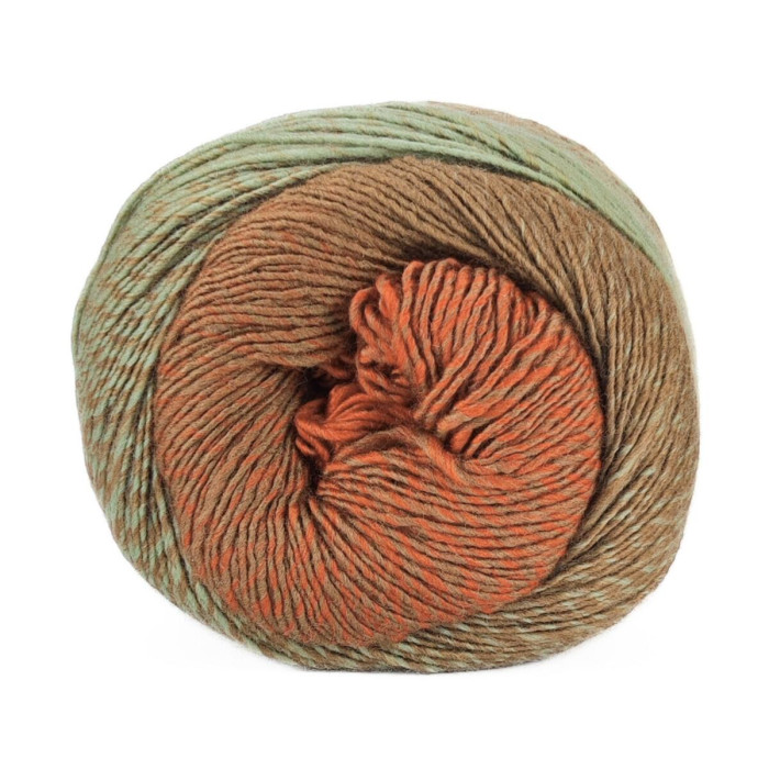 103 Пряжа Laines du Nord Poema Cashmere, 100г - 400м, різнокольоровий, 80% меринос 16 мікрон, 20% кашемір