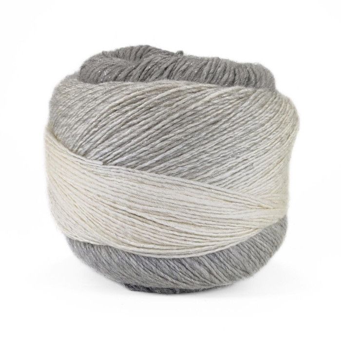 103 Пряжа Laines du Nord Poema Glitter, 150г - 600м, різнокольоровий95% вовна, 5% поліестер металізований