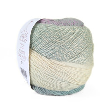 104 Пряжа Laines du Nord Poema Cashmere, 100г - 400м, різнокольоровий, 80% меринос 16 мікрон, 20% кашемір