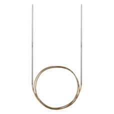 105-7/2,25-150 Addi Спиці кругові незнімні Premium Classic 2,25 мм - 150 см, латунь