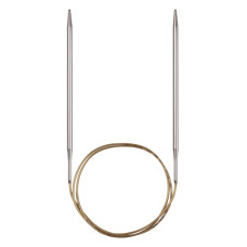 105-7/4,5-60 Addi Спиці кругові незнімні Premium Classic 4,5 мм - 60 см, латунь