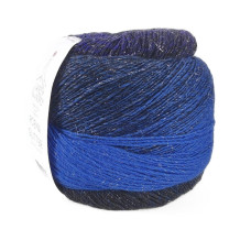 105 Пряжа Laines du Nord Poema Glitter, 150г - 600м, різнокольоровий95% вовна, 5% поліестер металізований