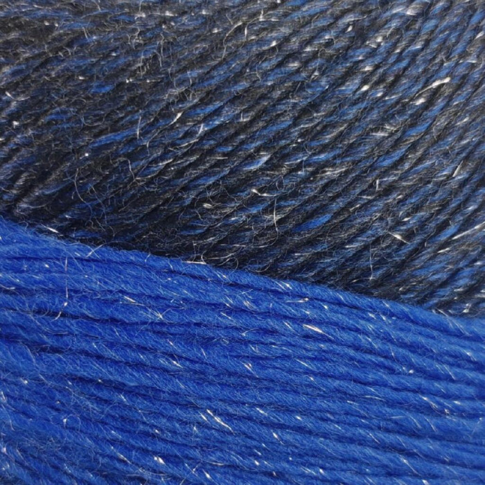 105 Пряжа Laines du Nord Poema Glitter, 150г - 600м, різнокольоровий95% вовна, 5% поліестер металізований