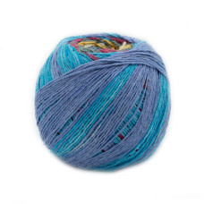 105 Пряжа шкарпеткова Laines du Nord Summer Sock, 80г - 340м, різнокольоровий, 88% бавовна, 12% нейлон