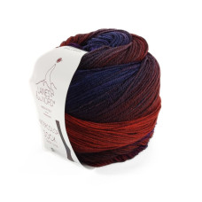 105 Шкарпеткова Пряжа Laines du Nord WaterColor Sock, 100г - 420м, різнокольоровий, 75% вовна, 25% нейлон