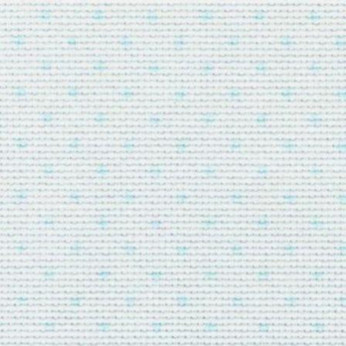 3706/5239 канва, відріз 55х70 см, Aida Petit Point 14 Zweigart, білий блакитний горошок, 100% бавовна