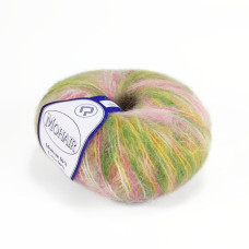 106 Пряжа Campolmi Filati Mohair Fantasie, 50г - 150м, мультіколор, 50% мохер, 50% вовна