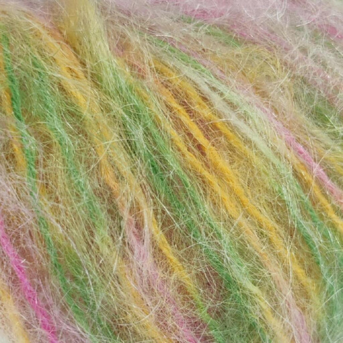 106 Пряжа Campolmi Filati Mohair Fantasie, 50г - 150м, мультіколор, 50% мохер, 50% вовна