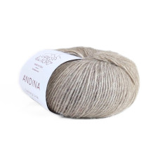 106 Пряжа Laines du Nord Andina, 50г - 175м, бежевий, 50% альпака, 50% вовна