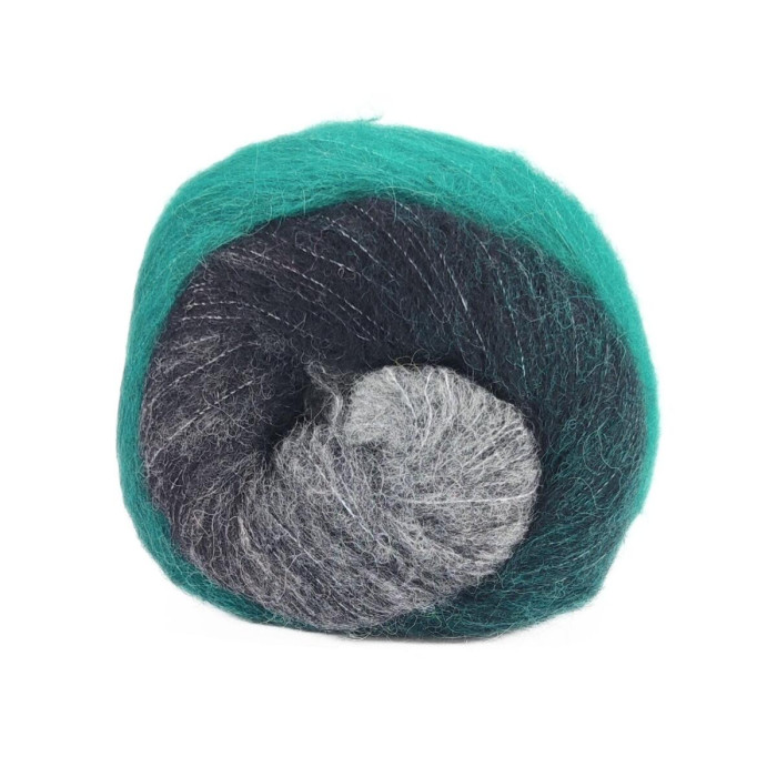 106 Пряжа Laines du Nord Poema Alpaca, 100г - 400м, різнокольоровий, 40% альпака, 40% шерсть, 20% нейлон