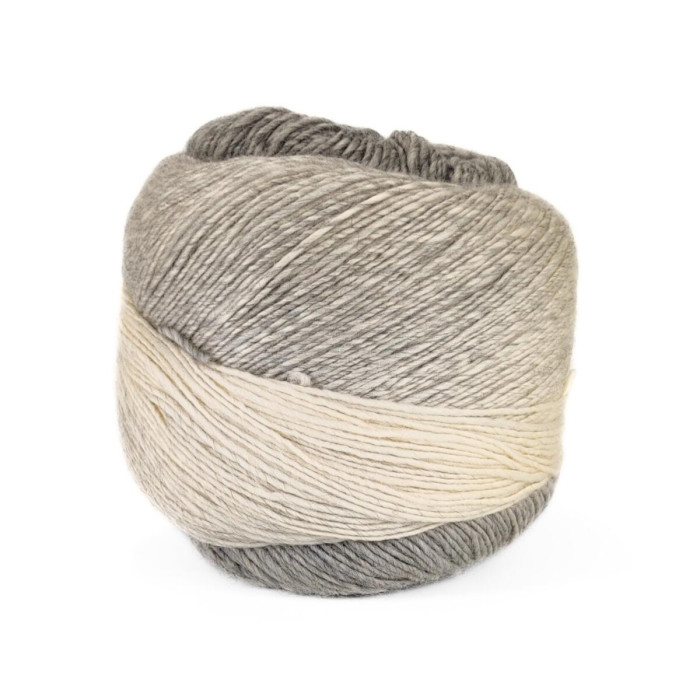 106 Пряжа Laines du Nord Poema Cashmere, 100г - 400м, різнокольоровий, 80% меринос 16 мікрон, 20% кашемір