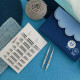 10625 KnitPro Набір укорочених з'ємних спиць Deluxe Nova Metal - 10 см (довжина спиць)