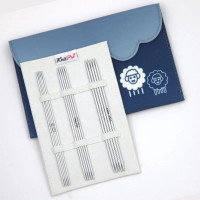 10627 KnitPro Набір шкарпеткових спиць для початківців Starter Nova Metal - 15 см (довжина спиць)