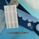 10629 KnitPro Набір шкарпеткових спиць для початківців Starter Nova Metal - 20 см (довжина спиць)
