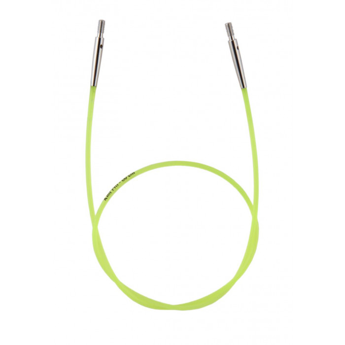10633 Кабель Neon Green (Неоновий зелений) д/створення кругових спиць довжиною 60 cm KnitPro