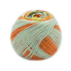 107 Пряжа шкарпеткова Laines du Nord Summer Sock, 80г - 340м, різнокольоровий, 88% бавовна, 12% нейлон