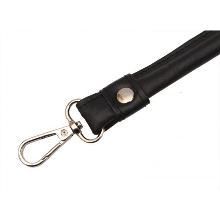 10831 Ручки для сумок шкіряні з карабіном Black (pack of 2 handles) KnitPro