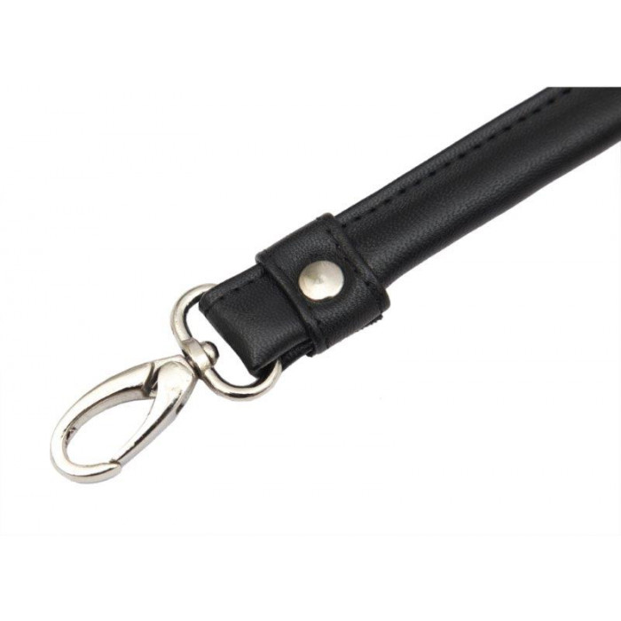10881 Ручки для сумок (штучна шкіра) з карабіном Black (pack of 2 handles) KnitPro