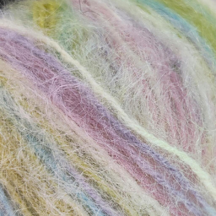 109 Пряжа Campolmi Filati Mohair Fantasie, 50г - 150м, мультіколор, 50% мохер, 50% вовна