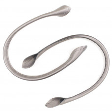 10909 Ручки для сумок (штучна шкіра) пришивні 40 см Metallic Grey (pack of 2 handles) KnitPro