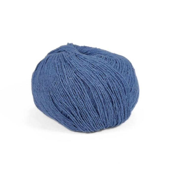 11 Пряжа Campolmi Filati Seta Bourette, 50г - 240м, блакитний, 100% шовк