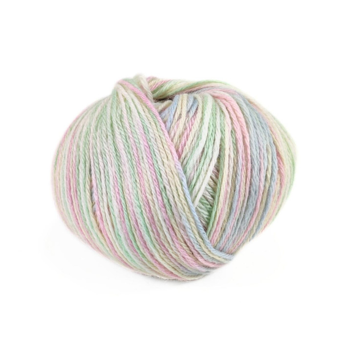 11 Пряжа Campolmi Filati Svezia Fantasie, 100г - 250м, мультіколор, 50% вовна, 25% акрил