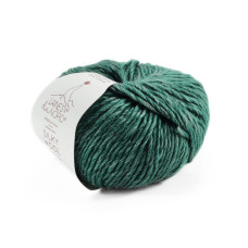 11 Пряжа Laines du Nord Silky Wool, 50г - 100м, зелений, 80% вовна, 20% шовк