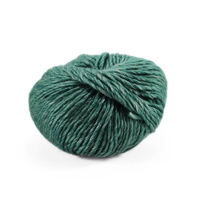 11 Пряжа Laines du Nord Silky Wool, 50г - 100м, зелений, 80% вовна, 20% шовк