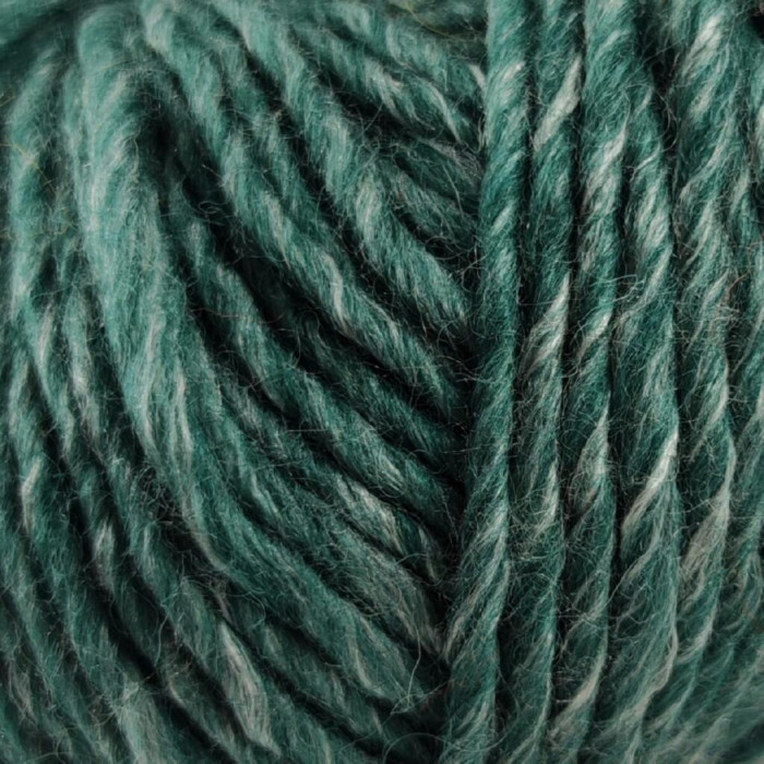 11 Пряжа Laines du Nord Silky Wool, 50г - 100м, зелений, 80% вовна, 20% шовк