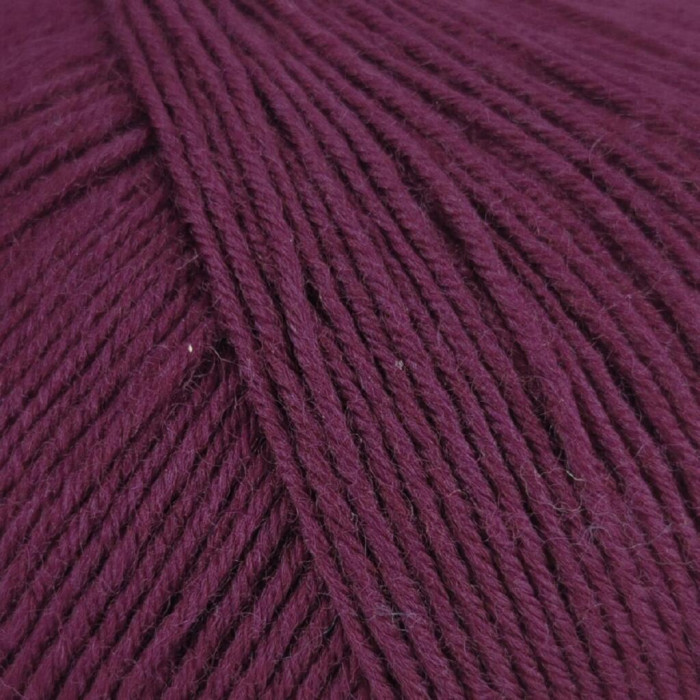 11 Шкарпеткова Пряжа Laines du Nord Unisock 6 PLY, 100г - 400м, бордовий, 75% вовна, 25% нейлон