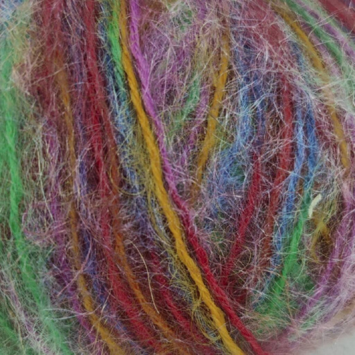 111 Пряжа Campolmi Filati Mohair Fantasie, 50г - 150м, мультіколор, 50% мохер, 50% вовна