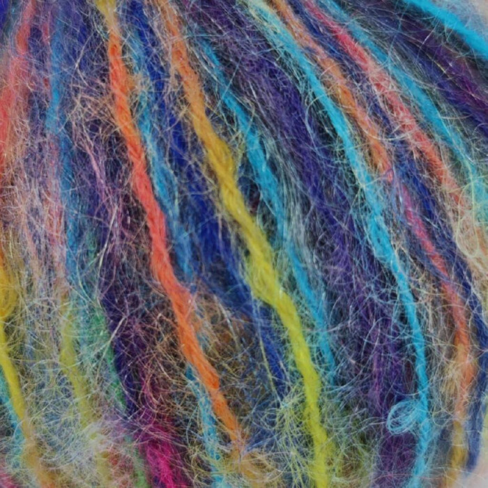 112 Пряжа Campolmi Filati Mohair Fantasie, 50г - 150м, мультіколор, 50% мохер, 50% вовна