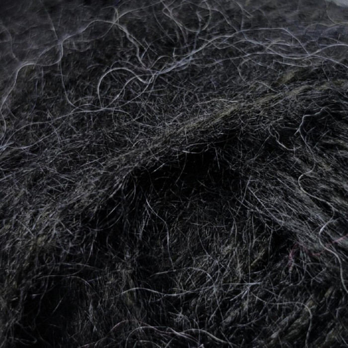 112 Пряжа Tropical Lane Paris 70, 40г - 120м, чорний, 70% кід мохер, 30% акрил