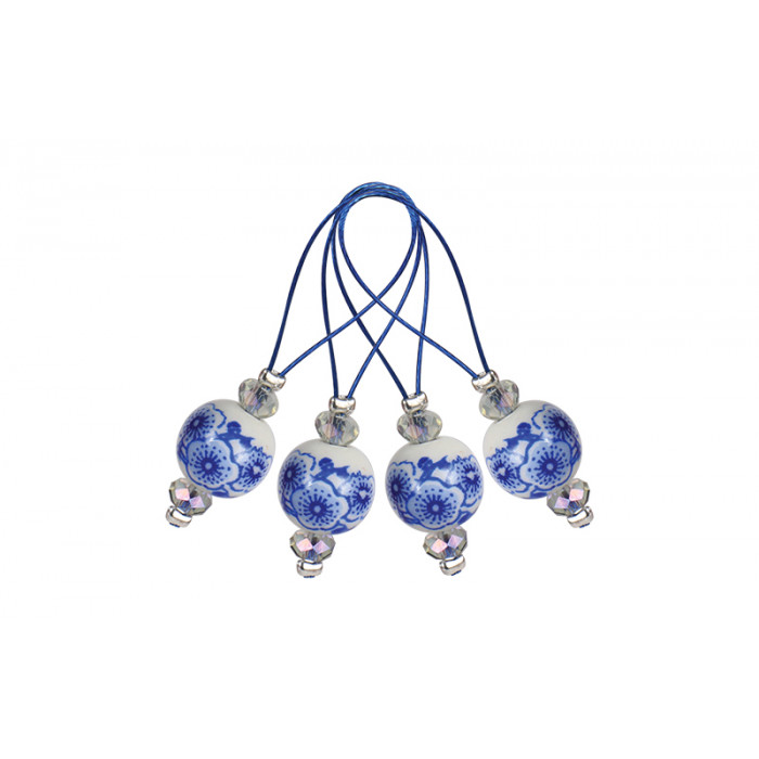 11256 Маркери петель Playful Beads Blooming Blue KnitPro