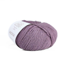 114 Пряжа Laines du Nord Andina, 50г - 175м, темно-бузковий, 50% альпака, 50% вовна