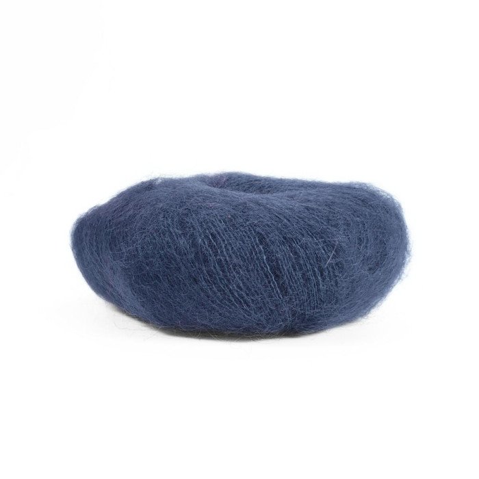 117 Пряжа Mondial Kid Seta, 25г - 210м, маренго, 70% суперкід мохер, 30% шовк