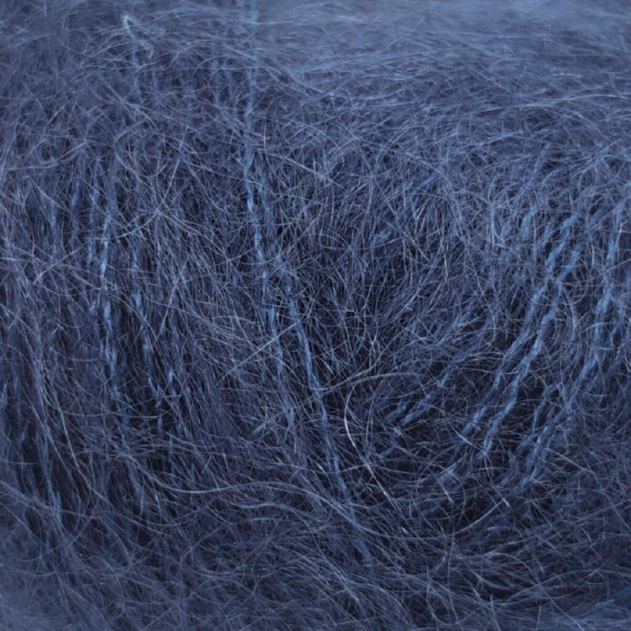 117 Пряжа Mondial Kid Seta, 25г - 210м, маренго, 70% суперкід мохер, 30% шовк