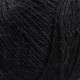 12 Пряжа Laines du Nord Ciliegia, 50г - 150м, чорний, 100% альпака бебі