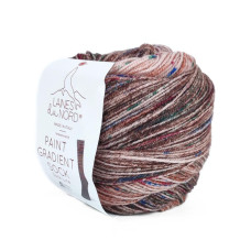 12 Пряжа Laines du Nord Paint Gradient Sock, 100г - 420м, різнокольоровий, 75% вовна, 25% нейлон