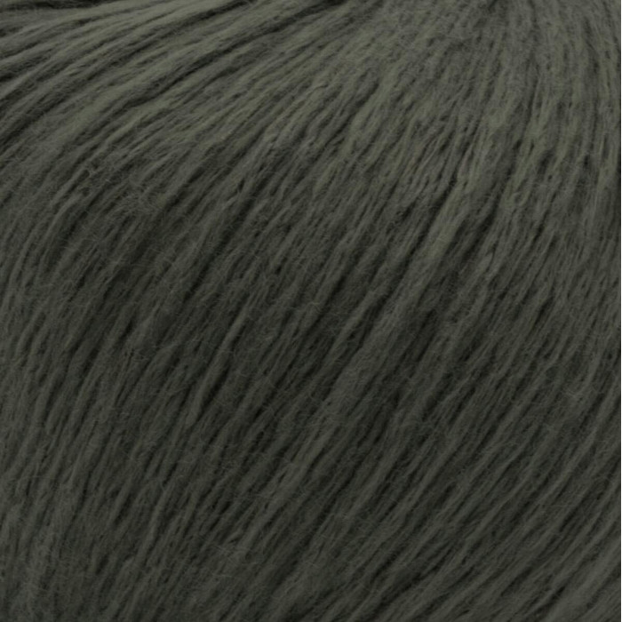 12 Пряжа Laines du Nord Soft Lino, 50г - 135м, антрацит, 80% льон, 20% бавовна