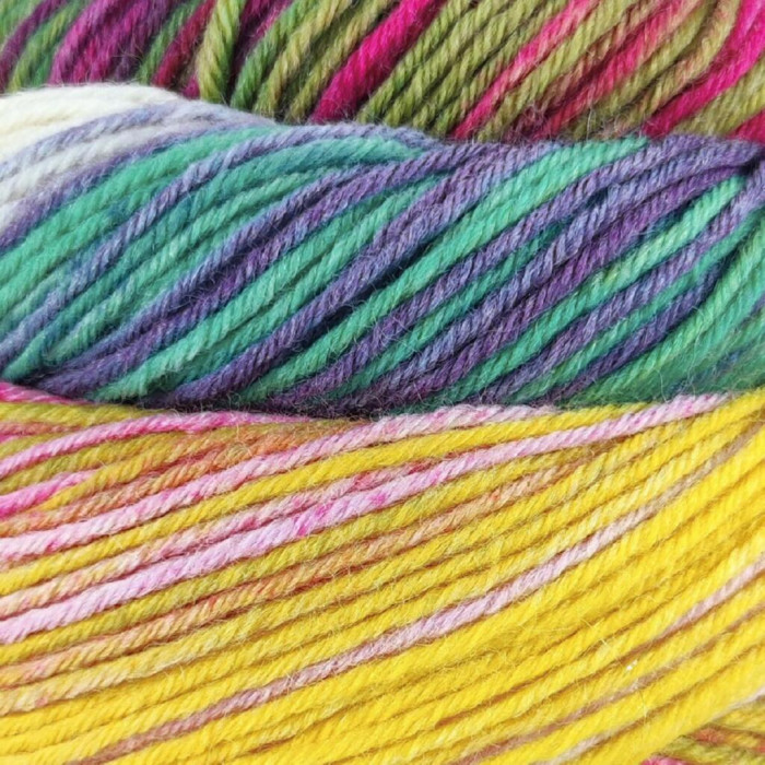 12 Пряжа шкарпеткова Laines du Nord Paint Sock 6 PLY,150г - 400м, різнокольоровий, 75% вовна, 25% нейлон