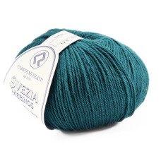 120 Пряжа Campolmi Filati Svezia, 100г - 250м, смарагдовий, 50% вовна, 50% акрил