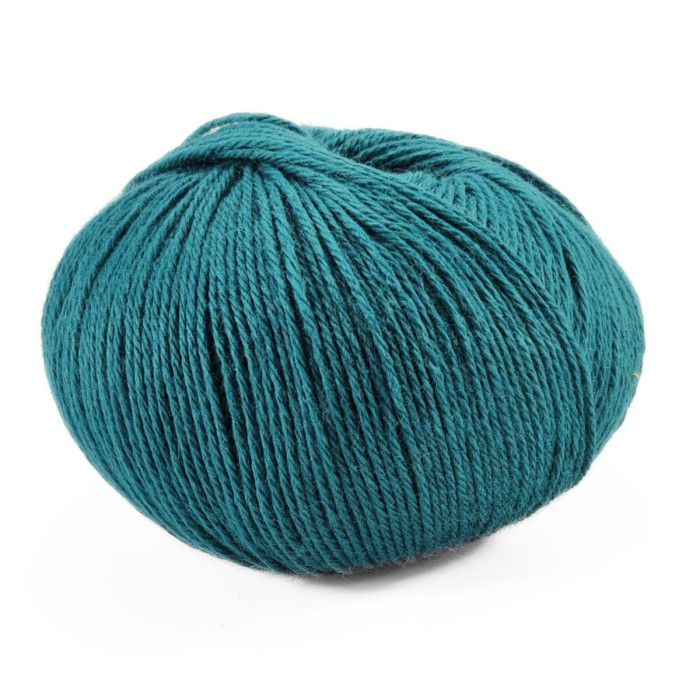 120 Пряжа Campolmi Filati Svezia, 100г - 250м, смарагдовий, 50% вовна, 50% акрил
