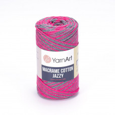 1201 Пряжа Macrame Cotton Jazzy 250гр - 225м (різнокольорова). Yarnart(Знятий з виробництва)