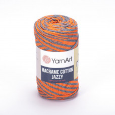 1202 Пряжа Macrame Cotton Jazzy 250гр - 225м (різнокольорова). Yarnart(Знятий з виробництва)